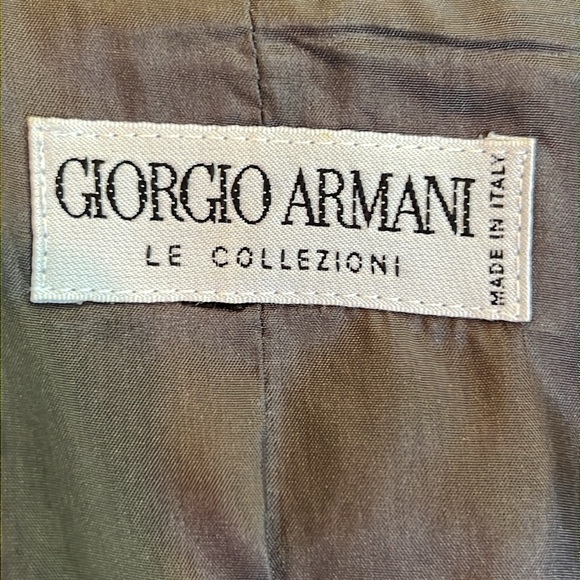 Giorgio Armani Navy Blue Wool Blazer Made in Italy - Picture 2 of 9